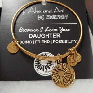 NWT Daughter Alex and Ani Bangle RG